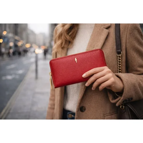 OCHNIK PORTFEL DAMSKI SKÓRZANY PORES-800R-42